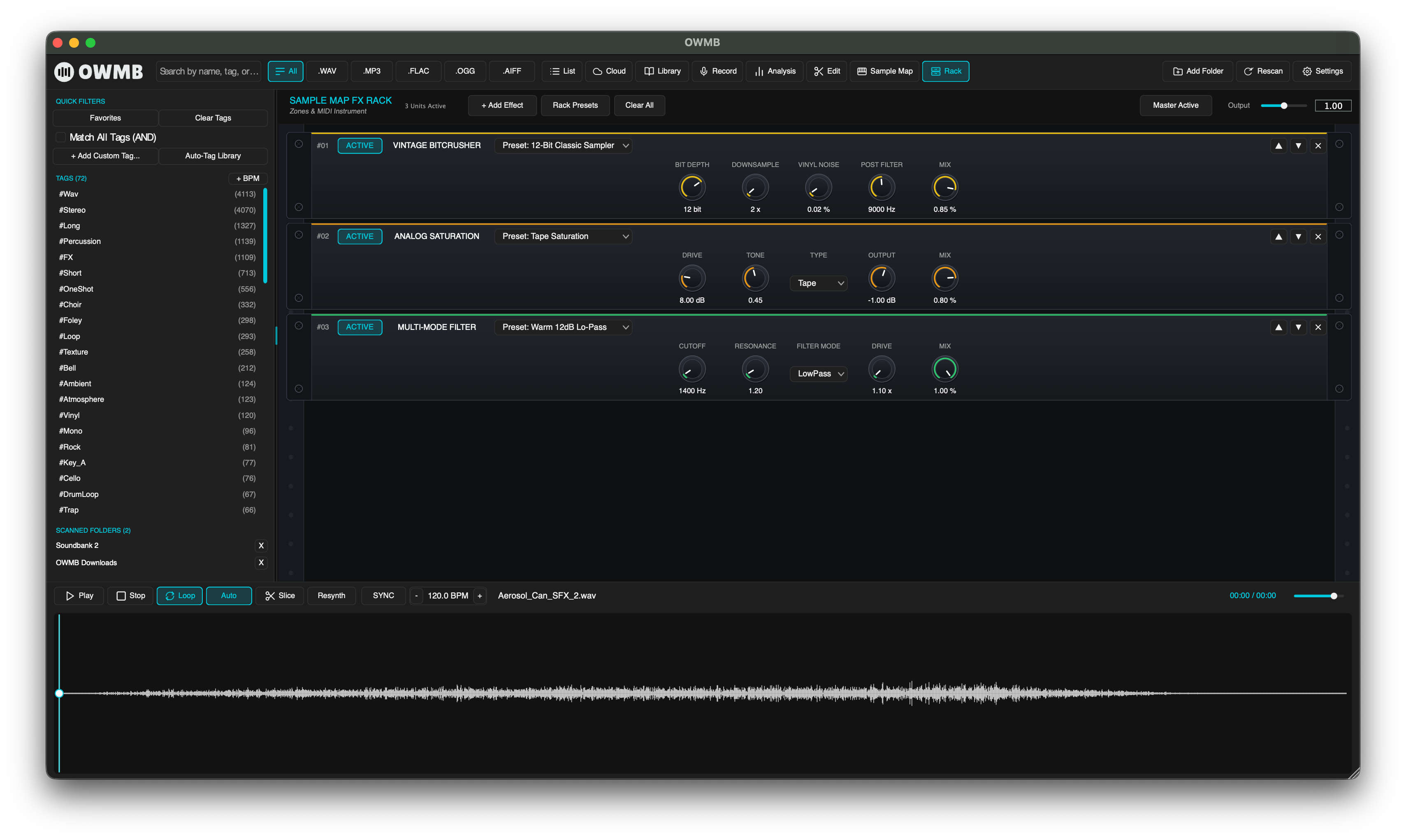 OWMB 16-DSP Modular Effects Rack